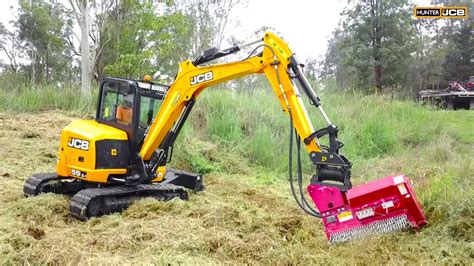 mini excavator tree mulcher|shredder attachment for mini excavator.